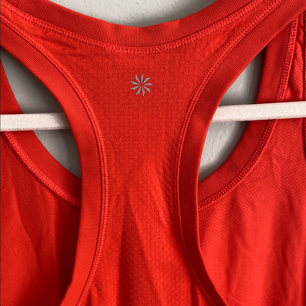 Athleta Women’s Orange Racerback Athletic Tank Top Size 1X - Picture 6 of 6